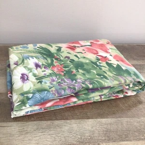 Vintage Floral Garden Flower Tablecloth Multi-Color 100"x60" - Picture 1 of 10