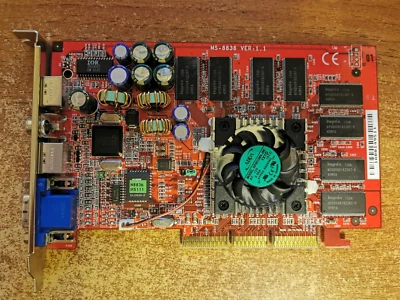 Vintage tested MSI G2Ti Pro-VT Geforce 2 Ti ViVo MS-8836 64MB DDR - Image 1 of 4