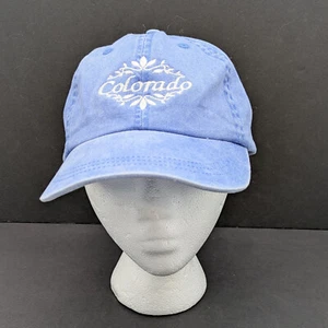 Gorra de mujer Colorado State Souvenir azul lavado denim algodón no estructurado - Imagen 1 de 5