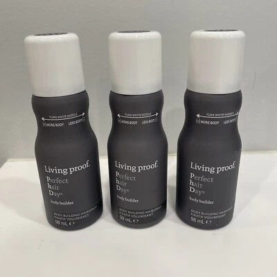 Lot Of 3 Living Proof Body Builder Volume Spray Travel Size 2.8 oz Full Hair NEW - Image 1 of 4