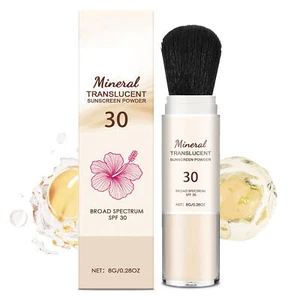 Mineral Sunscreen Powder SPF 30 Travel Size Face Sunblock Powder - Picture 1 of 8
