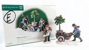 Dept 56 DIcken's Village - Master Gardeners - Set of 2 - NIB - Picture 1 of 6