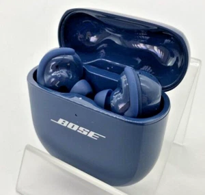 Bose QuietComfort Ultra Earbuds Lunar Blue Wireless Noise Cancelling JAPAN USED - Picture 1 of 8
