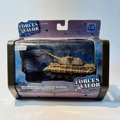 1:72 Diecast Unimax Toys Forces of Valor WWII German Army King Tiger Tank Panzer - Image 1 of 4