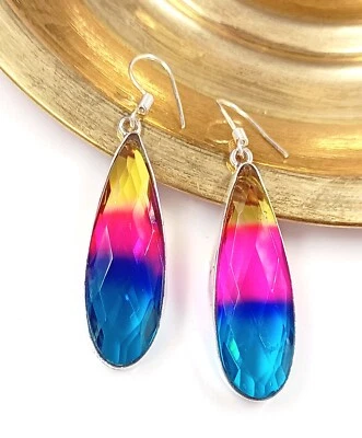 60.85 Carat Discounted Sale Multi Color Earning Ametrine Pear Shape Gemstone LVG - Image 1 of 4