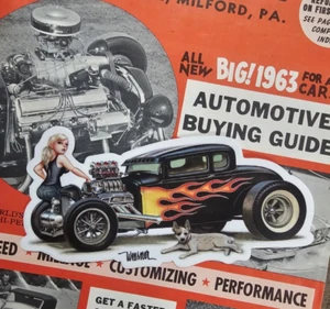 Calcomanía Keith Weesner de colección 1930 1931 Ford Hot Rod modelo A cupé auto ventana pegatina - Imagen 1 de 3