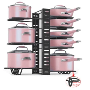 Pots and Pans Organizer – Kitchen Cabinet Organization and Storage - Picture 1 of 5