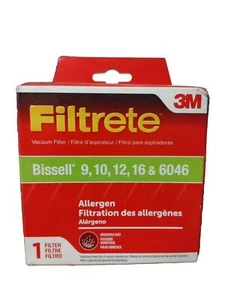 Filtro de vacío de alérgenos Filtrete 3M para Bissell 9, 10, 12, 16 y 6046 - Imagen 1 de 1