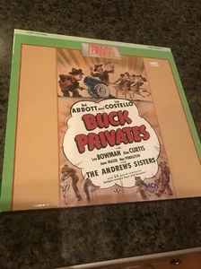 Buck Privates / Encore Edition  Laserdisc Buy 6 for free shipping T3 - Picture 1 of 2