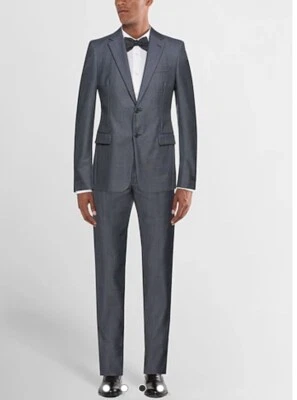 Traje Prada Hombre Gris Gota 8 100% Lana 54L Foto 1 de 4