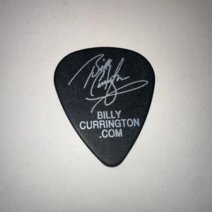 Billy Currington Signature Black Guitar Pick - 2010 Tour - Picture 1 of 2