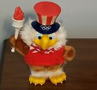 Olympics Uncle Sam Eagle Torch 1980  Vintage Stuffed Animal Plush Toy Applause
