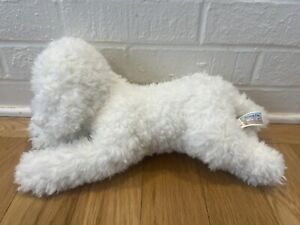 Animal Alley Maltese Puppy Dog 12" Bichon Frise Maltipoo White Plush Stuffed Toy