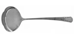 International Orchid sterling silver 5 1/2" solid Cream Sauce Ladle - Picture 1 of 3