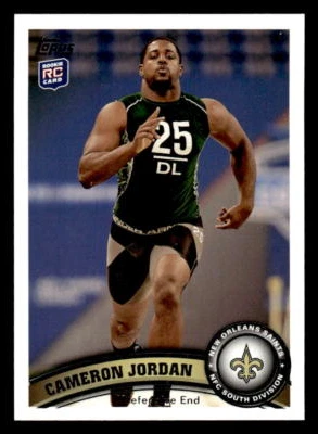 2011 Topps #39 Cameron Jordan - Image 1 of 2