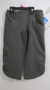 COLUMBIA~Gray OMNI SHADE 50 MEGA TRAIL CAPRI PANTS~Girls XXS~NWT - Picture 1 of 5
