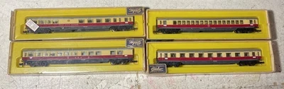 4 Arnold Rapido N-Scale #A17 German Passenger Cars C-8 NIB US Seller - Image 1 of 4