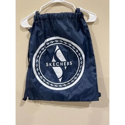 Mochila deportiva con cordón azul Skechers bolsa de viaje para gimnasio Foto 1 de 3