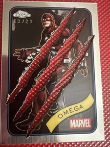 2025 Topps Chrome Marvel Omega Claw 3/20 - Picture 1 of 3