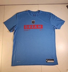 Nike Atlanta Dream WNBA Women's Team Issued T-Shirt Size Large Blue - Picture 1 of 4