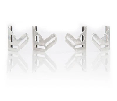 Be Cool 72054 Natural Finish Mounting Brackets for 13" and 16" Electric Fan 4pcs - Image 1 of 3