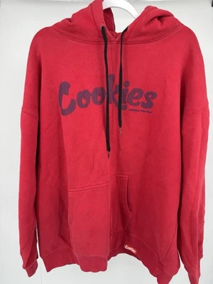 Auténtica Sudadera con Capucha Berner Cookies Clothing CKS Original Logo Rojo/Negro Talla XXL Foto 1 de 4