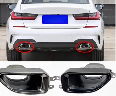 Puntas silenciador trasero tubo escape coche BMW 2019 2020 serie 3 G20 G28 330i M340i Foto 1 de 4