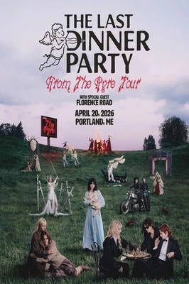 Custom The Last Dinner Party Apr 20 2026 Portland ME North America Poster - Image 1 of 4