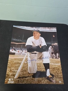 Impresión fotográfica firmada por Mickey Mantle grande con certificado de autenticidad - autógrafo de leyenda de los Yankees - Imagen 1 de 12