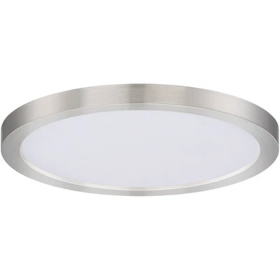 Maxim Lighting 57694WTSN Chip LED 9 inch Satin Nickel Flush Mount Ceiling Light - Image 1 of 2