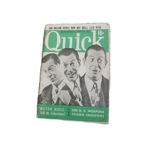 Quick Pocket magazine September 25 1950 Milton Burle Mr. Television Paperback Sc - Picture 1 of 9