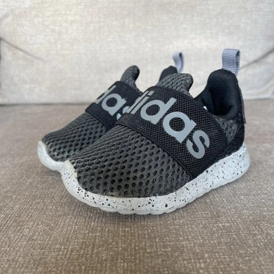 adidas Lite Racer Adapt 4.0 Black/Grey Toddler Boy's Sneakers-Sz 4K NWOB GY2940 - Image 1 of 4