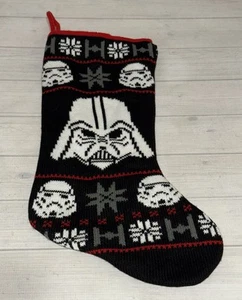 Ruz Disney Star Wars Darth Vader Stormtroopers Christmas Stocking Knit Dark Side - Picture 1 of 8