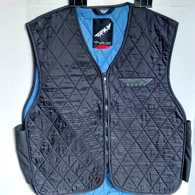 Chaleco de enfriamiento FLY Racing talla L acolchado deportivo carreras equipo de equitación negro/azul Foto 1 de 4
