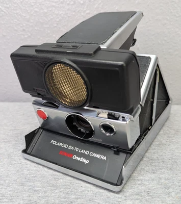 Cámara terrestre Polaroid Sonar OneStep SX-70 de colección - sin probar Foto 1 de 4