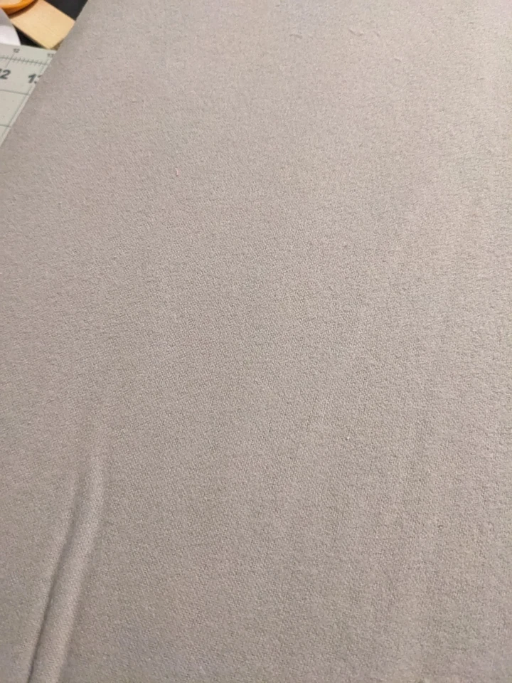 Gray Cotton Flannel Fabric By The Yard 44" Wide cut from bolt  - Image 1 of 1