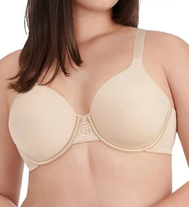 Vanity Fair DAMASK NEUTRAL Beauty Back Full Figure Underwire Bra, US 40D, UK 40D - Picture 1 of 4