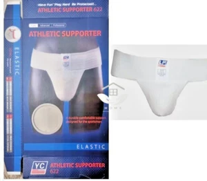 Jock Strap Athletic Groin Support Guard Cup Soccer Sports Athletic Cup Lp 622 - Picture 1 of 2