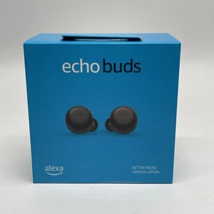 Amazon Echo Buds Active Noise Cancellation (2021 2nd gen) Wired Charging Case - Picture 1 of 6