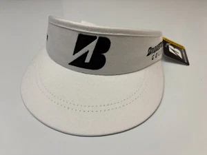RARE Bridgestone High-Crown White Golf Tour Visor -New with Tag! - Picture 1 of 5