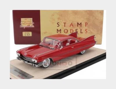 1:43 STAMP-MODELS Cadillac Coupe De Ville 1959 Rosso Pastello Red STM59605 - Photo 1/2