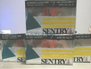 Lot of 4 Sentry Cassette Tapes 60 Minutes Premium Quality CX-60 ~ Brand New! - Picture 1 of 4