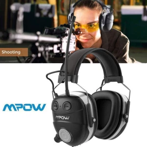 Mpow AM/FM Radio Ear Protection Bluetooth Technology NRR 29dB Safety Ear Muffs