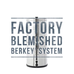 Big Berkey Water Filter w/ 2 Black Berkey Elements - Factory Blemished - NEW - Picture 1 of 7