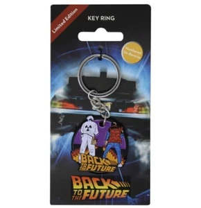 Back to the Future Limited Edition Marty McFly & Doc Brown Key Ring - Picture 1 of 2