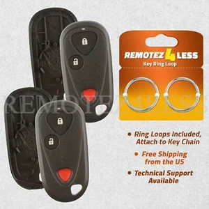 2 for 2002 2003 2004 2005 2006 Acura RSX Remote Shell Case Car Key Fob Cover - Picture 1 of 6