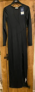 JACK WILLS WOMENS BLACK STRETCH BODYCON DRESS (SIZE 2 XS) - Picture 1 of 6