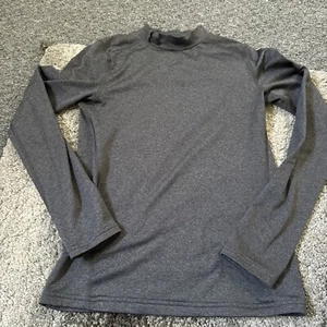 Under Armour Youth Large L Gray Long Sleeve Pullover UA BOYS YOUTH YLG Fitted - Picture 1 of 4