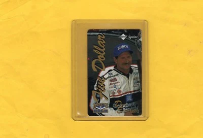1995 ASSETS GOLD PHONE CARD $5 DALE EARNHARDT - Image 1 of 2