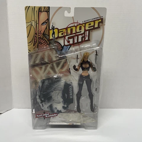Danger Girl Action Figure NATALIA KASSLE NEW 1999 McFarlane Toys Scott Campbell Cover